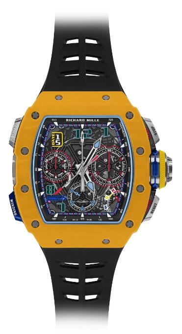 Review Replica Richard Mille RM 65-01 Automatic Split-Seconds Chronograph Dark Yellow Quartz TPT Limited Edition Watch - Click Image to Close